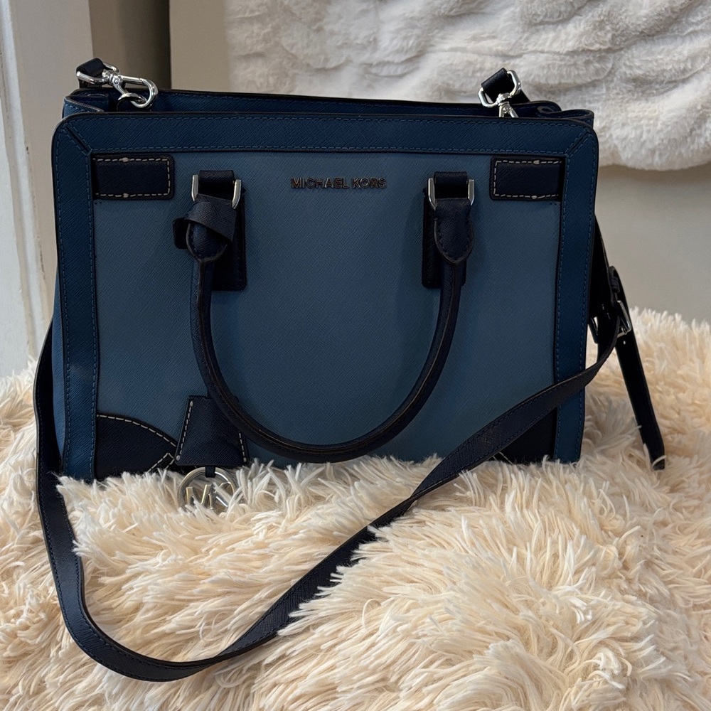 Michael Kors Dark Blue Satchel
